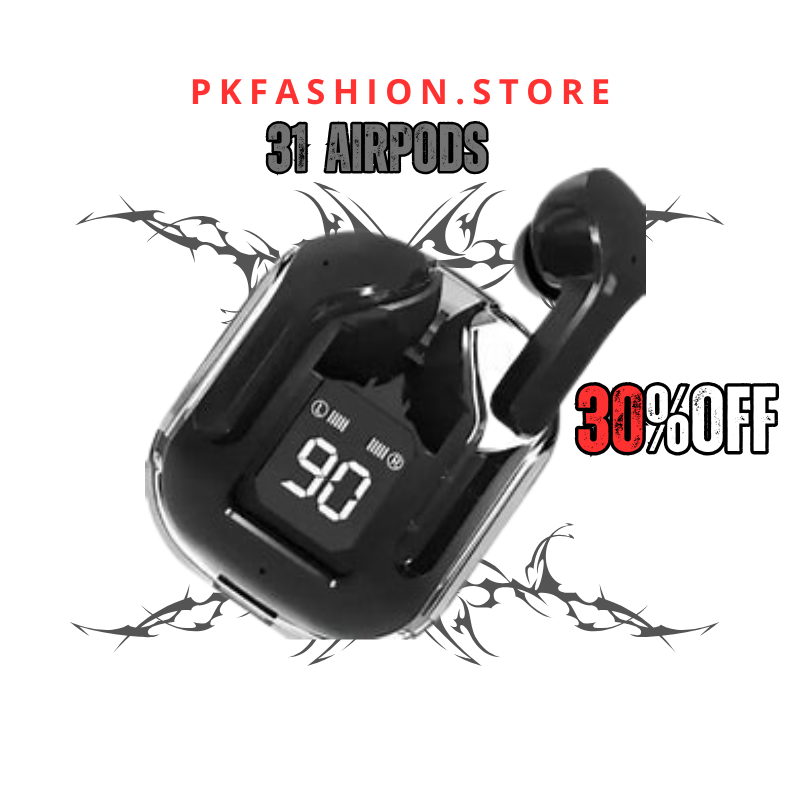 Black Long-Lasting Battery With Fast Charge 31 Airpods