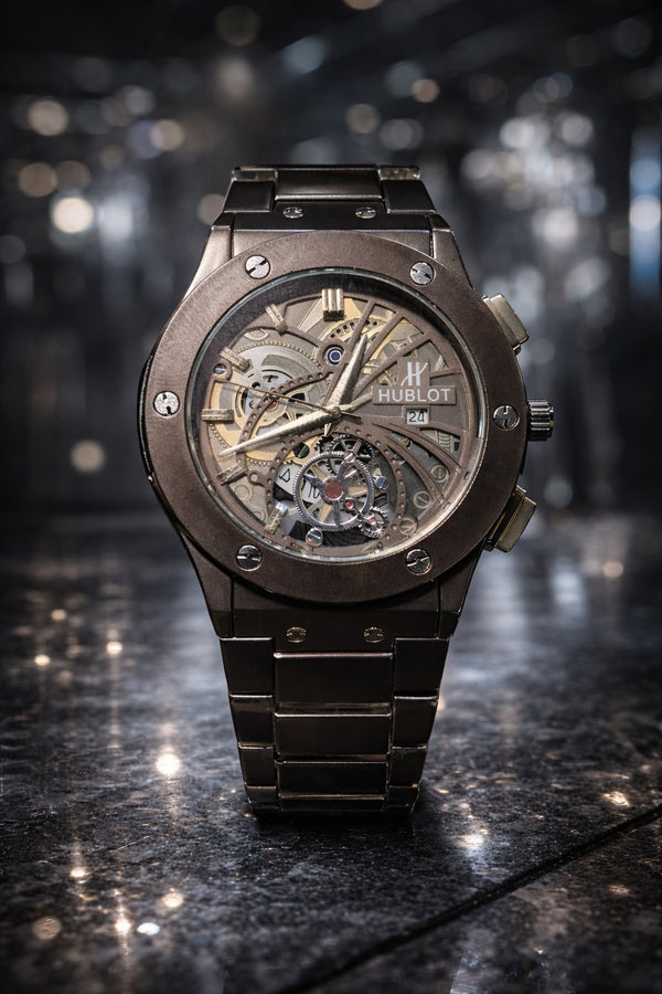 Luxury Hublot Dial Mens Watch – Elegant| Classic Design.